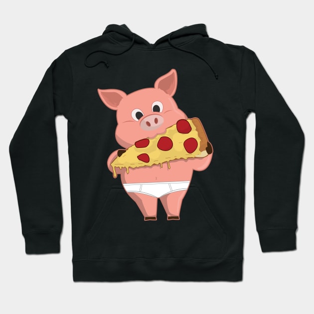 One slice for piggy! Hoodie by FamiLane